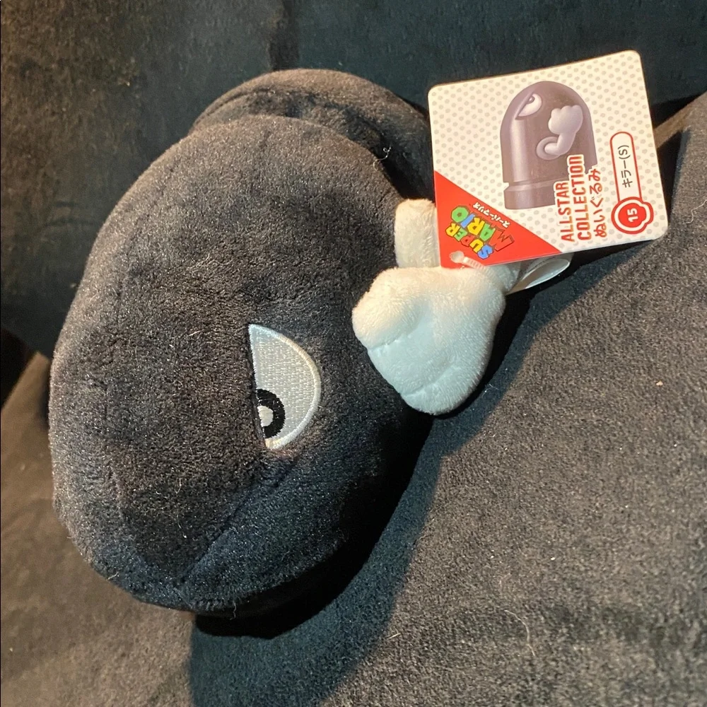 San-Ei rare super Mario bullet bill plushy All-Star collection small 6 inch